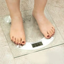 Balança Digital Vidro Quadrada Suporta 180k Corporal Preciso