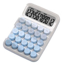 Desktop Mechanical Calculator 12 Digits For Gradient Blue