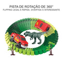 Pista De Dinossauro Track Monta Desmonta 52 Peças Educativa