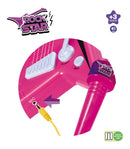 Guitarra Infantil Rock Star C/ Microfone E Luz - Rosa - Zoop