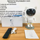 Caixa De Som Astronauta Com Efeito Luminoso