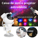Caixa De Som Astronauta Com Efeito Luminoso