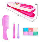 Kit Mechas Coloridas Chapinha Infantil Pinta Cabelo Colorido