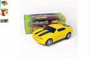 Carrinho Camaro Transformers Bate E Volta Vira Robô Luz Som