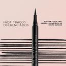 Caneta Delineadora Preta - Line My Eyes Océane Edition 1,2ml Cor Preto Efeito Mate