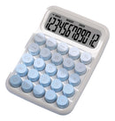 Desktop Mechanical Calculator 12 Digits For Gradient Blue