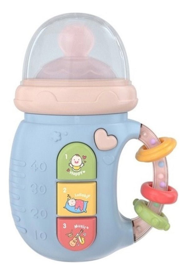 Brinquedo Musical Para Mamadeira Com Chocalho E Led