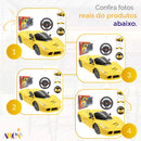 Carrinho De Controle Volante Corrida Veloz Racing Ferrari