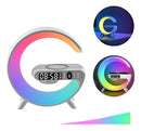 Luminária G-speaker Som Bluetooth 10w Carregador Indução Rgb Cor Branco