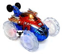 Carrinho Controle Remoto Carro Maluco Gira 360º C/ Luzes Led Cor Colorido
