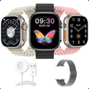 Relógio Smartwatch HW68 Ultra Mini 41mm Feminino Masculino Punho Fino Gps 2 pulseiras