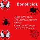 Bola De Futebol Homem Aranha Couro Sintético Linda Infantil