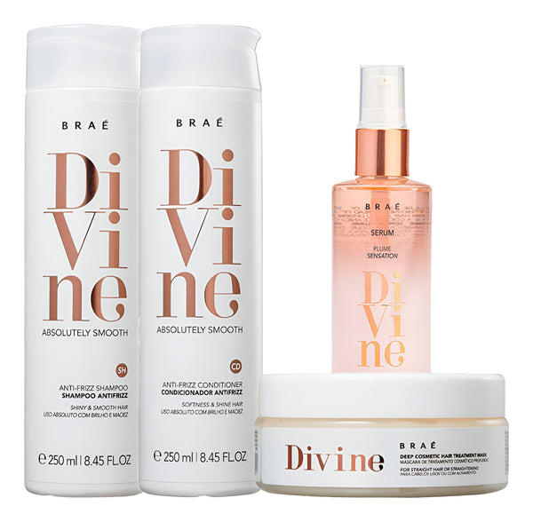 Braé Divine Kit Com 4 Produtos (sh+cd+másc+óleo)