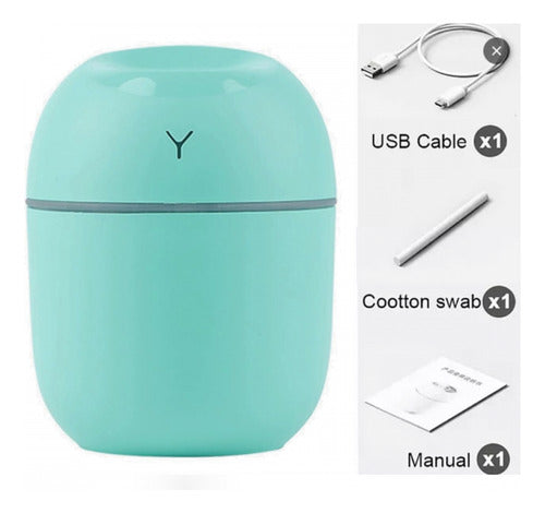 Umidificador E Purificador De Ar Doméstico 220ml B2117 Rosa