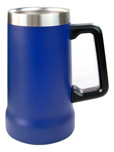 Caneca Chopp Térmica Aço Inoxidável Com Alça 700ml