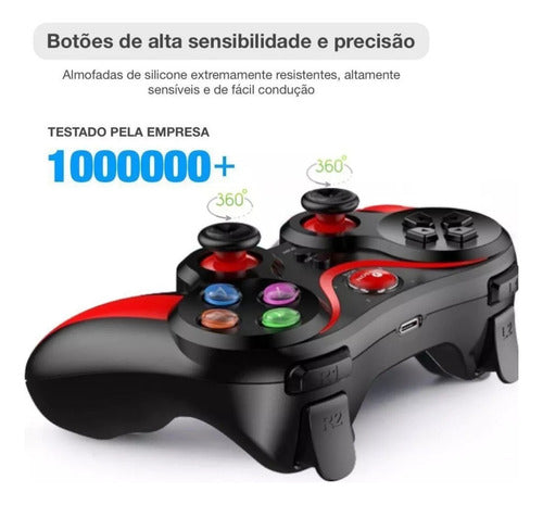 Controle Celular Gamepad Joystick Bluetooth Android Jogos Pc