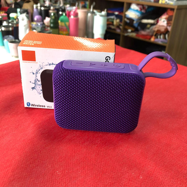 Caixa De Som Bluetooth Go4 Potente Portatil Resistente Água Preto