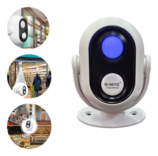 Sensor Detector De Presença Campainha Com Anunciador Sonoro