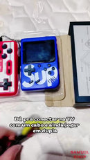 Mini Vídeo Game Nintendo Vídeo Portátil 400 Jogos Sup Retrô Clássicos Antigos Anos 80 com Controle Para 2 Pessoas