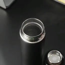 Kit Garrafa Térmica Em Aço Inox Com Termômetro Digital 500ml Com Visor de LED