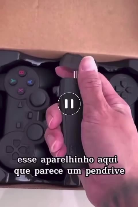 Video game Stick 4K Com 20000 Jogos  2 Controles Sem Fio Console Portatil Jogos Retro Video Game