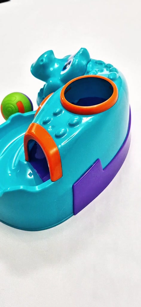 Brinquedo para Criança Crocoball Ensina e Desenvolve Brincando Estimulo Sensorial Motor Curiosidade