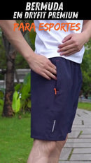 Bermuda Masculina Dry Fit POLIAMIDA E ELASTANO Premium Esportiva Shorts Academia