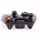 Controle Xbox 360 Sem Fio e Com Fio Preto Wireless Joystick Para Computador Ps3 e Android