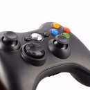Controle Xbox 360 Sem Fio e Com Fio Preto Wireless Joystick Para Computador Ps3 e Android