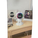 Rádio Relógio Caixa de som astronauta Bluetooth Led