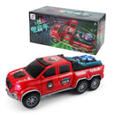 Carrinho de Som Caminhonete Hilux Paredão com Luzes 360º, Brinquedo Infantil, Som e Luz para Crianças, Veículo RC