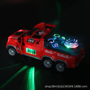 Carrinho de Som Caminhonete Hilux Paredão com Luzes 360º, Brinquedo Infantil, Som e Luz para Crianças, Veículo RC