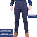 Kit Com 3 Calças Jeans Masculina Elastano Lycra laicra Trabalho Passeio Barata Promocional