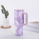 Copo Térmico 1200L Grande Em Aço Inoxidável Com Tampa E Canudo de aço