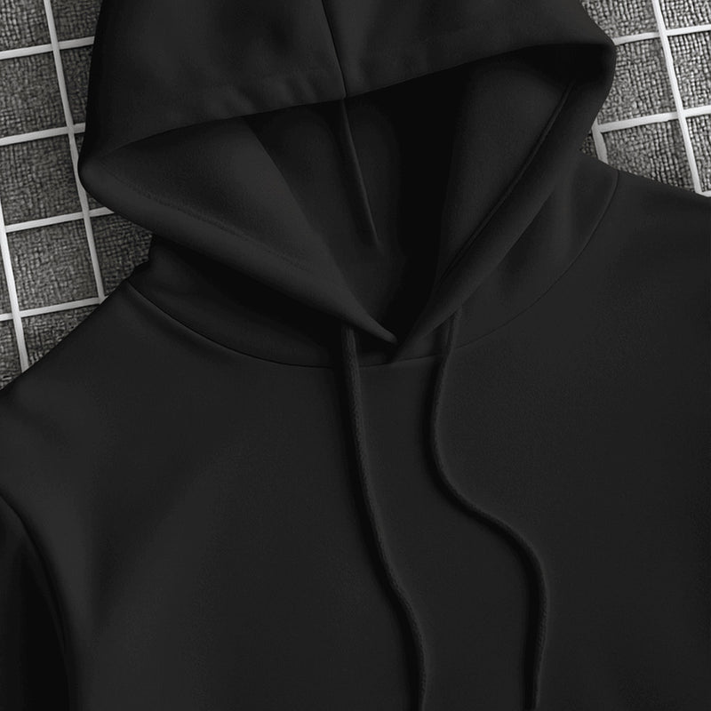 Moletom Masculino Estampado Boos Blusa De Frio com Capuz e Bolso Canguru