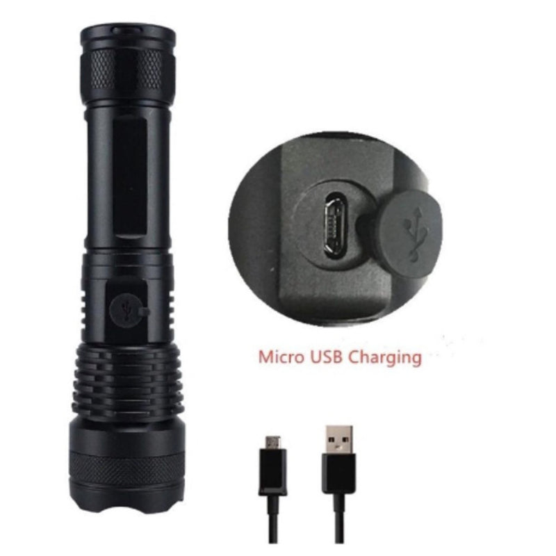 Lanterna T9 Tática Militar Mais Forte Do Mundo Profissional Envio Imediato