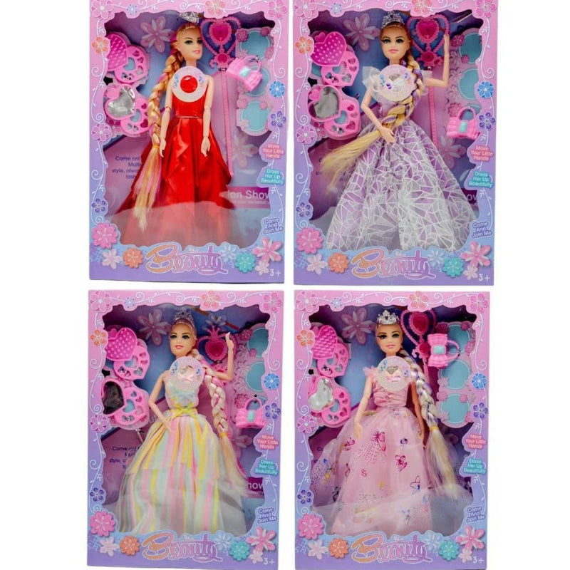 Brinquedo Boneca de Vestido Com Acessoris Com Music  Presentes De Favoritos Das Criancas