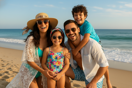 use essa foto e ajusta para roupas de praia
